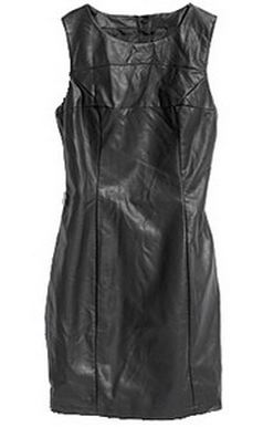 H & M Faux Leather Dress