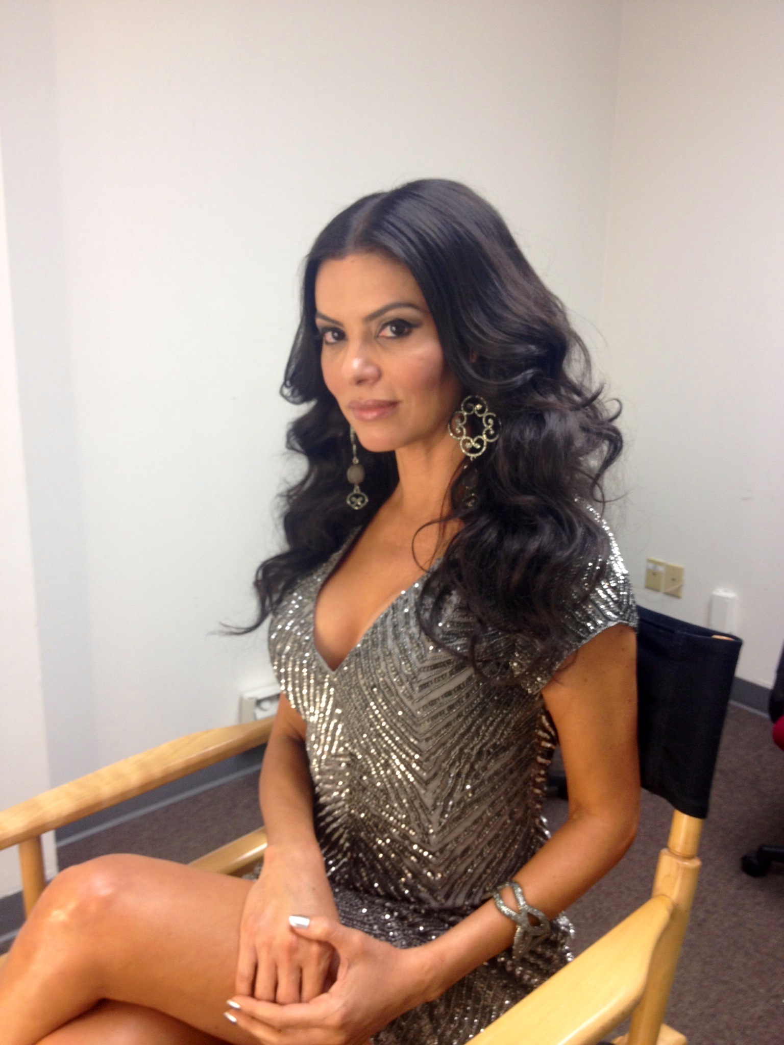 Adrianna de Moura Real Housewives of Miami Reunion Earrings Roni Blanshay