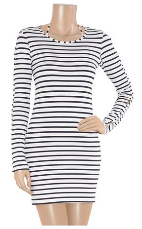 Melissa Odabash Striped T Shirt Dress