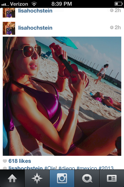 Lisa Hochstein Purple Bikini Have Faith Swimgerie
