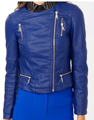 Blue Moto Jacket