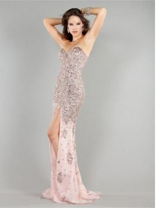 Jovani Tube Gowns with Crystals
