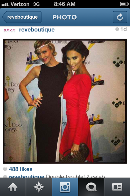 Lilly Ghalichi Red Dress Joanna Krupa Black Gown Nicole Bakti