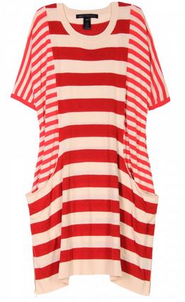 Marc by Marc Jacobs Red & White Striped Top
