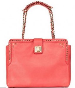 Red Studded Purse