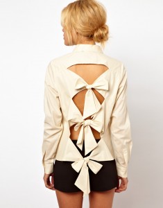 ASOS Bow Back Top