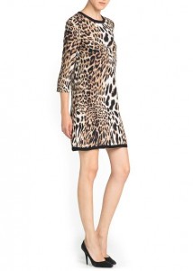 Mango Leopard Dress