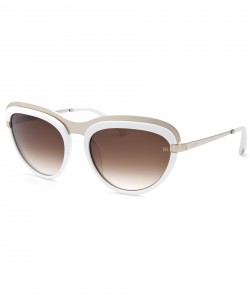 Nina Ricci Gold & White Sunglasses