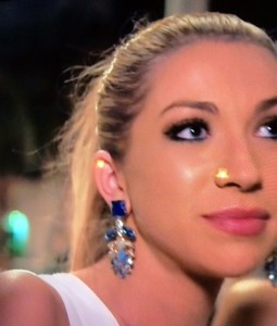Stassi Schroders Blue Earrings In Cabo