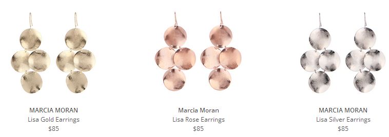 Marcia Moran Hammered Circle Earrings 2