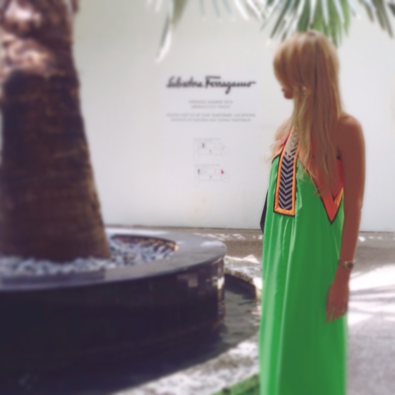 River Island Neon Maxi Dress