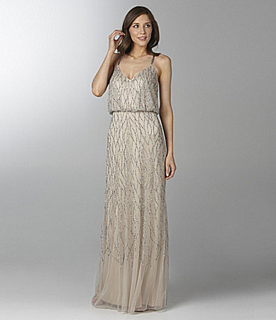 Adriana Papell Beaded Gown