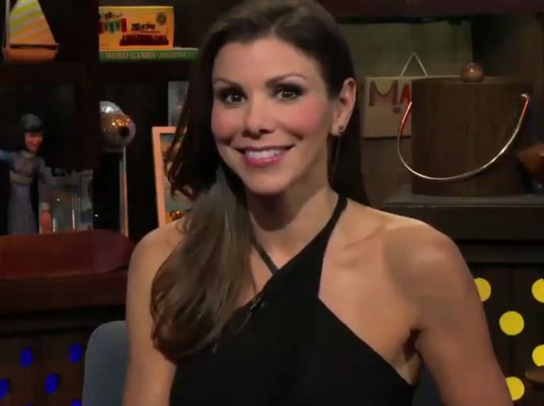Heather Dubrows Black Asymmetric Watch What Happens Live Top Helmut Lang