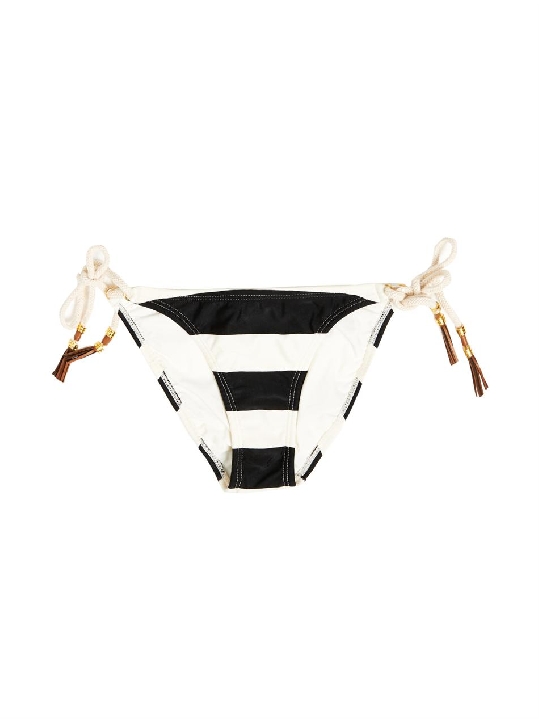 Vix Jambo black and white striped Bikini Bottom