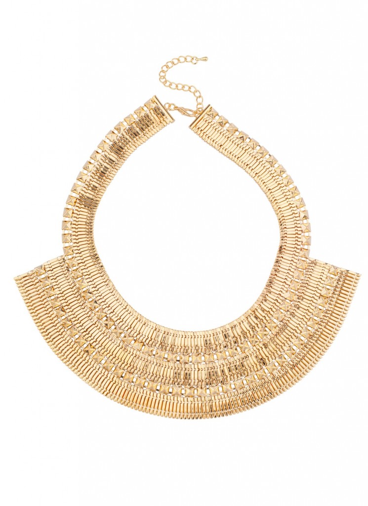 Prima Donna Tut gold collar necklace