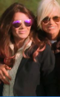 Lisa vanderpumps purple mirrored aviator sunglasses