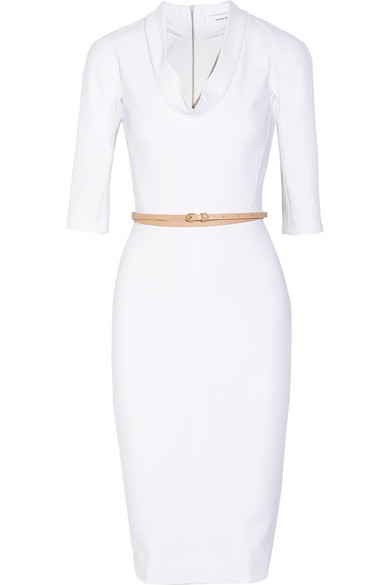 Lisa Rinna's white cowl dress on the Real Housewives of Beverly Hills Season 5 Reunion