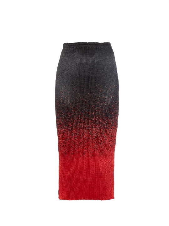Alexander Wang Micro Pleated Spray Paint Skirt