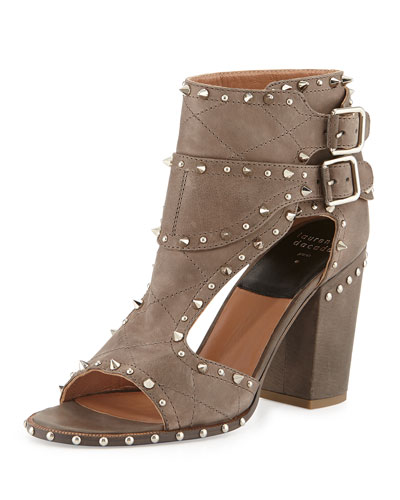 Laurence Dacacde Derric Studded Sandal in Grey