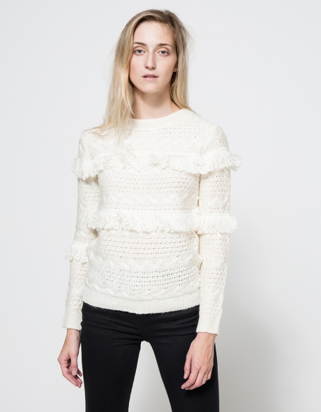 Aracadia Fringe Sweater