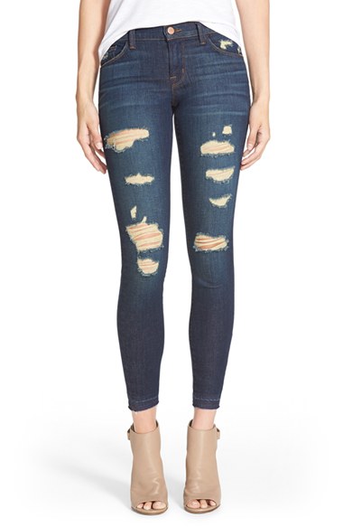 J Brand Low Rise Cropped Jeans