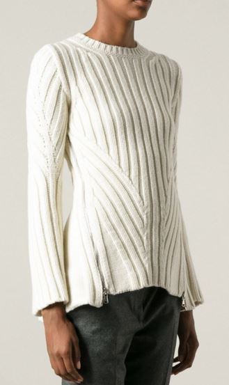 Alexander McQueen thick ribbed sweater