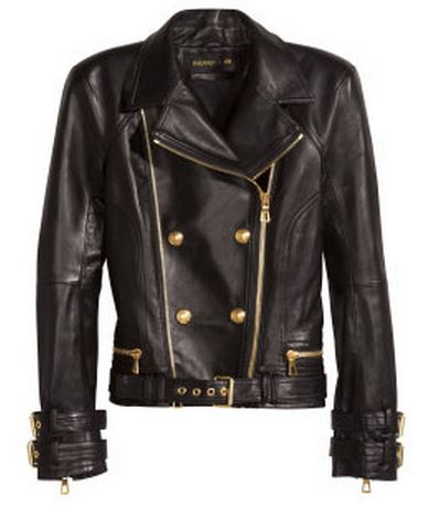 Balmain x H&M Leather Jacket