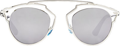 Dior So Real Brow Bar Sunglasses in Silver