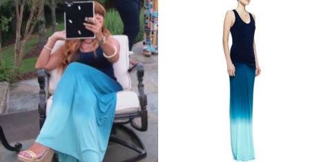 Real Housewives of Potomac Fashion Gizelle Bryant s Blue Ombre