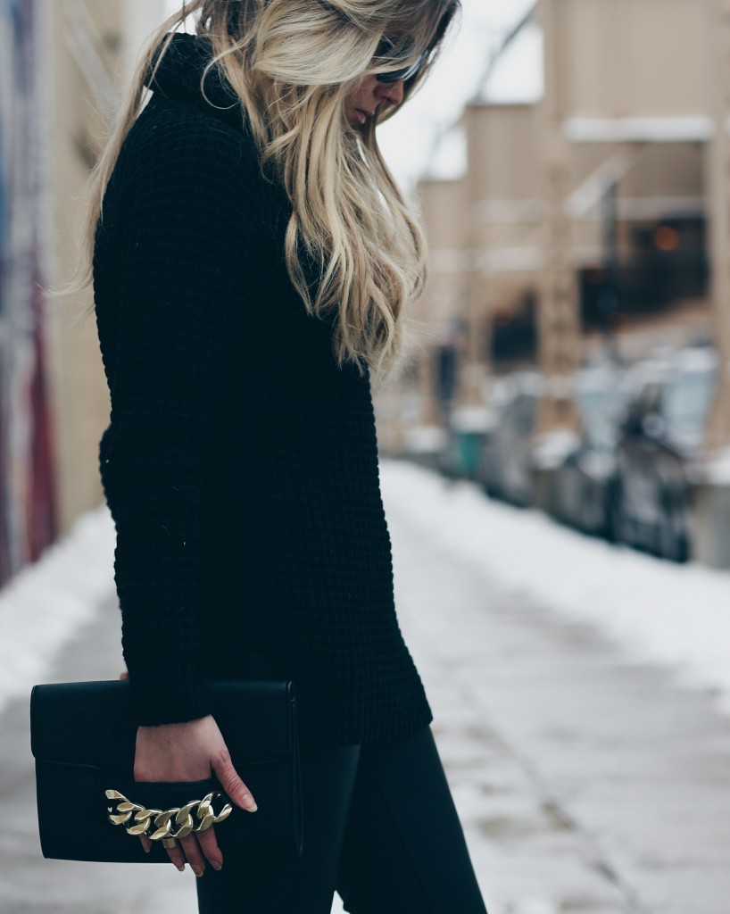 Lauren Loves: A Chunky Black Sweater