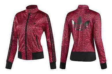 Erika Girardi's Pink Leopard Adidas Track Jacket