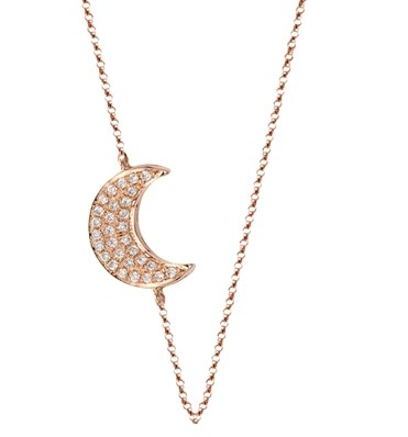 Kyle Richards' Crescent Moon Necklace by Bettina Javaheri
