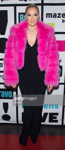 Erika Girardi Pink Fur