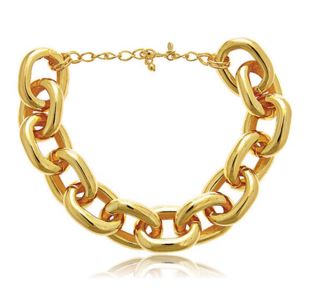 Oversized Gold Link Necklace