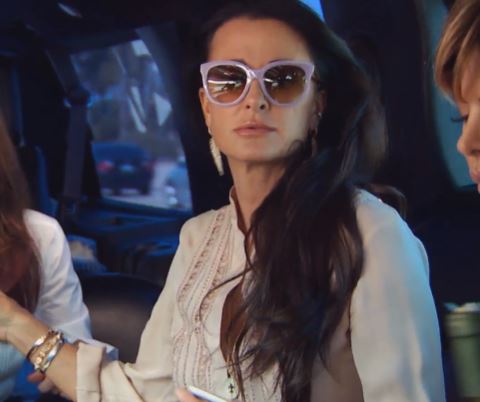 Kyle Richards Purple Sunglasse