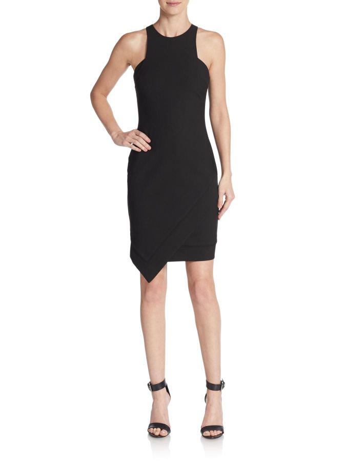 Lisa Rinna's Black Racer Dress at Camille's Charity Event