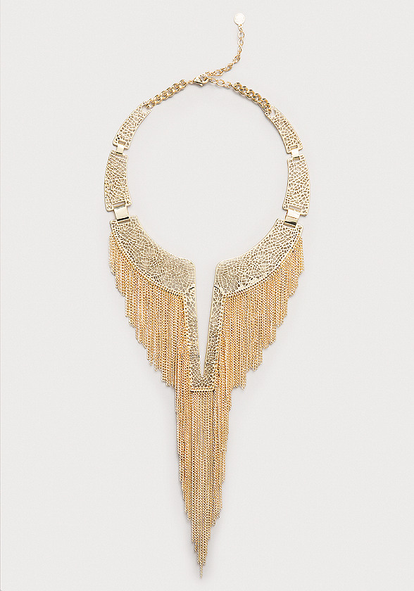 Fringed Collar Necklace