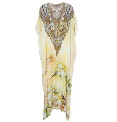 Lisa Vanderpump's White Caftan in Dubai