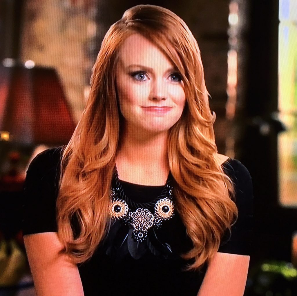 Black feather necklace worn by Kathryn Dennis on Southern Charm