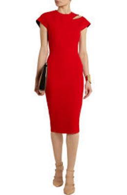 Bethenny Frankel's Red Cut Out Dress