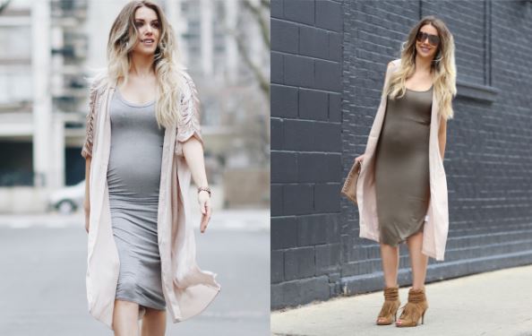 Kim Kardashian Chrissy Teigen Inspired Maternity Style