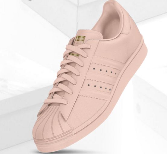 Custom Adidas Superstar Pink
