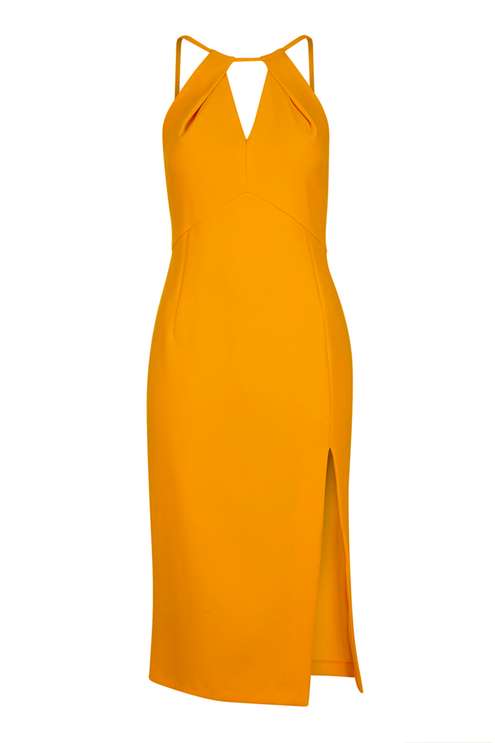 Tiffany Hendra's Yellow Marigold Topshop Dress
