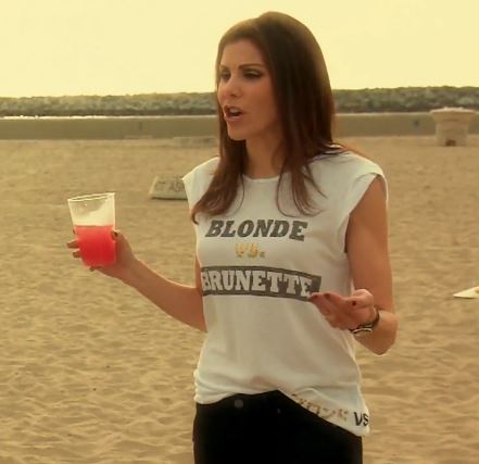 Heather Dubrow's Blonde vs Brunette Tee by Pam & Gela