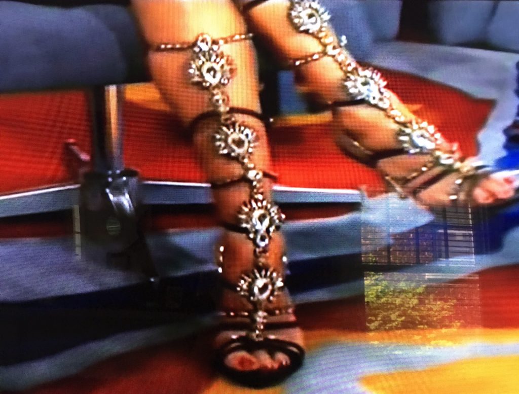 Jewel Embellished Gladiator Sandals