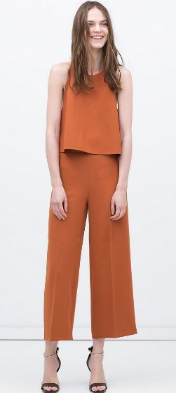 zara-burnt-orange-cropped-trousers-and-top-set