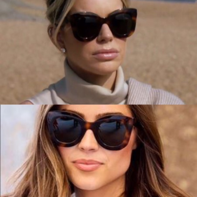 Caroline Stanbury's Oversized Celine Tortise Shell Sunglasses