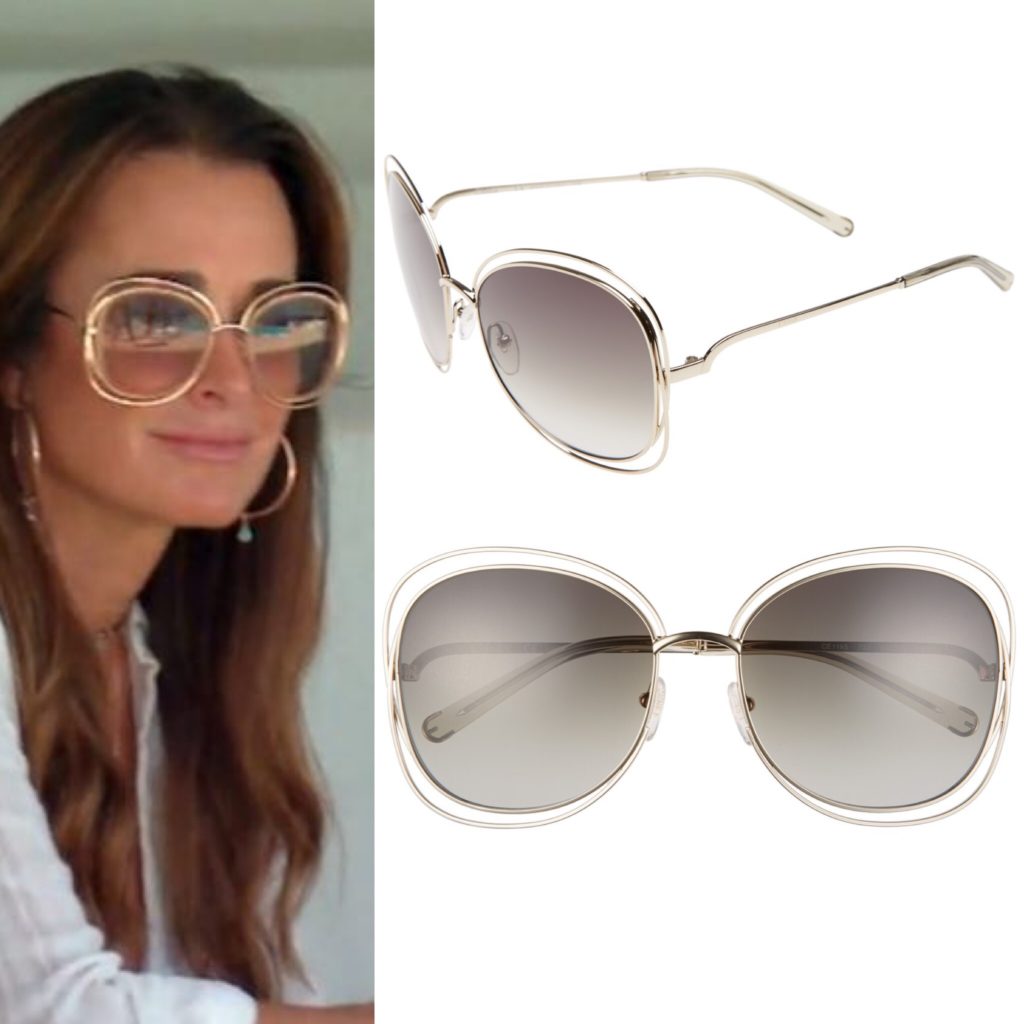 Kyle Richards' Sunglasses in Greece with Erika Girardi  Season 7 Episode 7 Real Housewives of Beverly Hills Fashion