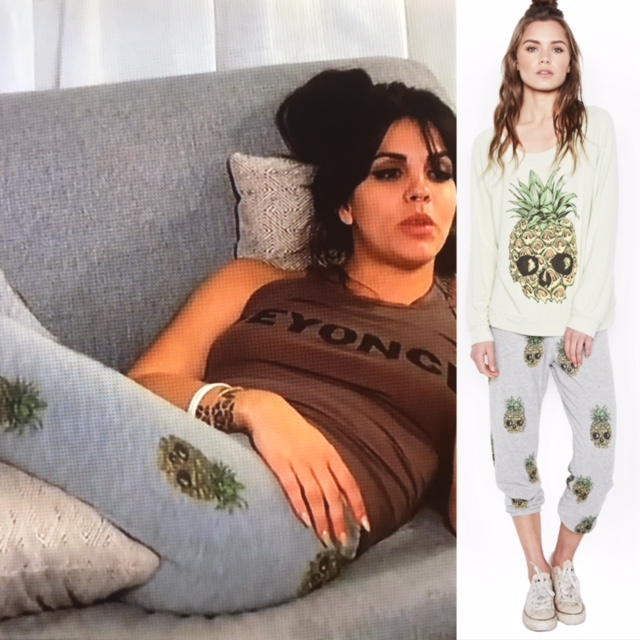 Katie Maloney's Feyoncé Shirt & Pineapple Pants in New Orleans