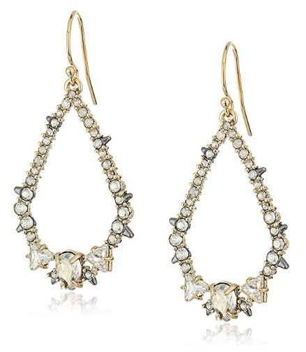 Alexis Bittar Crystal Encrusted Spike Tear Earrings